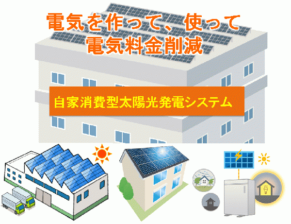 【自家消費】自家消費型太陽光発電システム