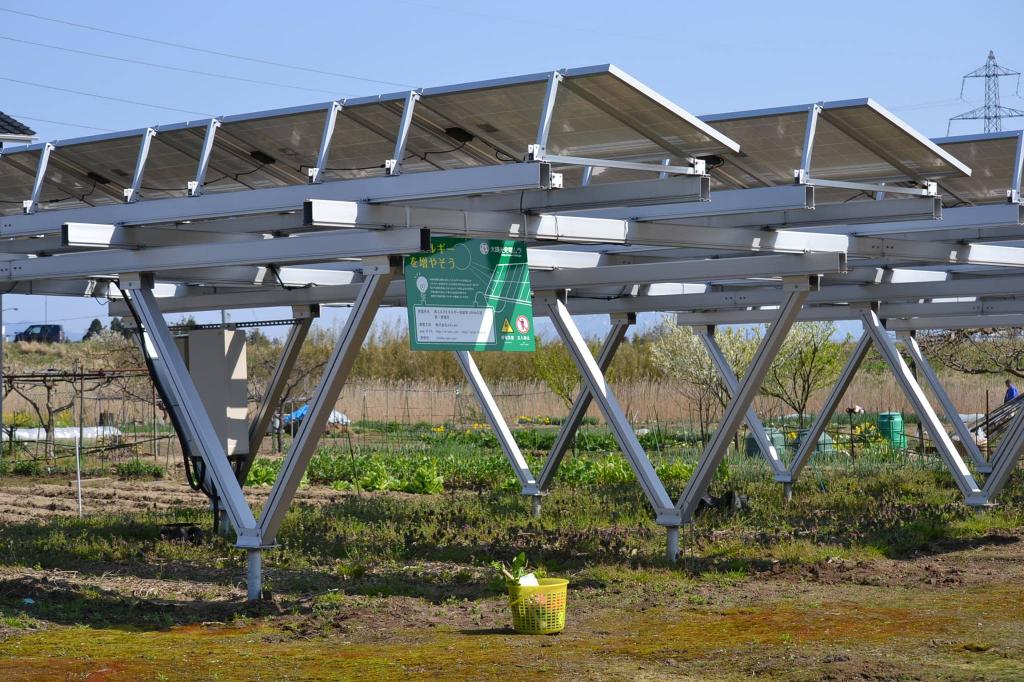 ソーラーシェアリング太陽光発電ムラオリジナル看板